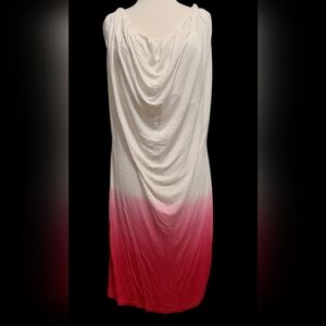 Venus size XL white & pink Ombre Dress